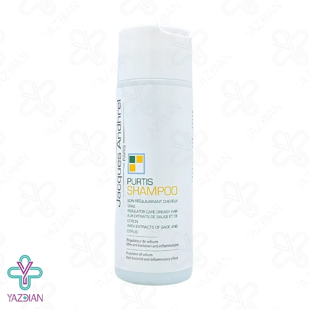 شامپو متعادل کننده موهای چرب ژاک آندرل پاریس - 200 میلی لیتر