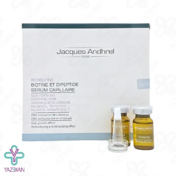 سرم تقویت کننده مو بیوتین و دی پپتید ژاک آندرل - 10 عددی