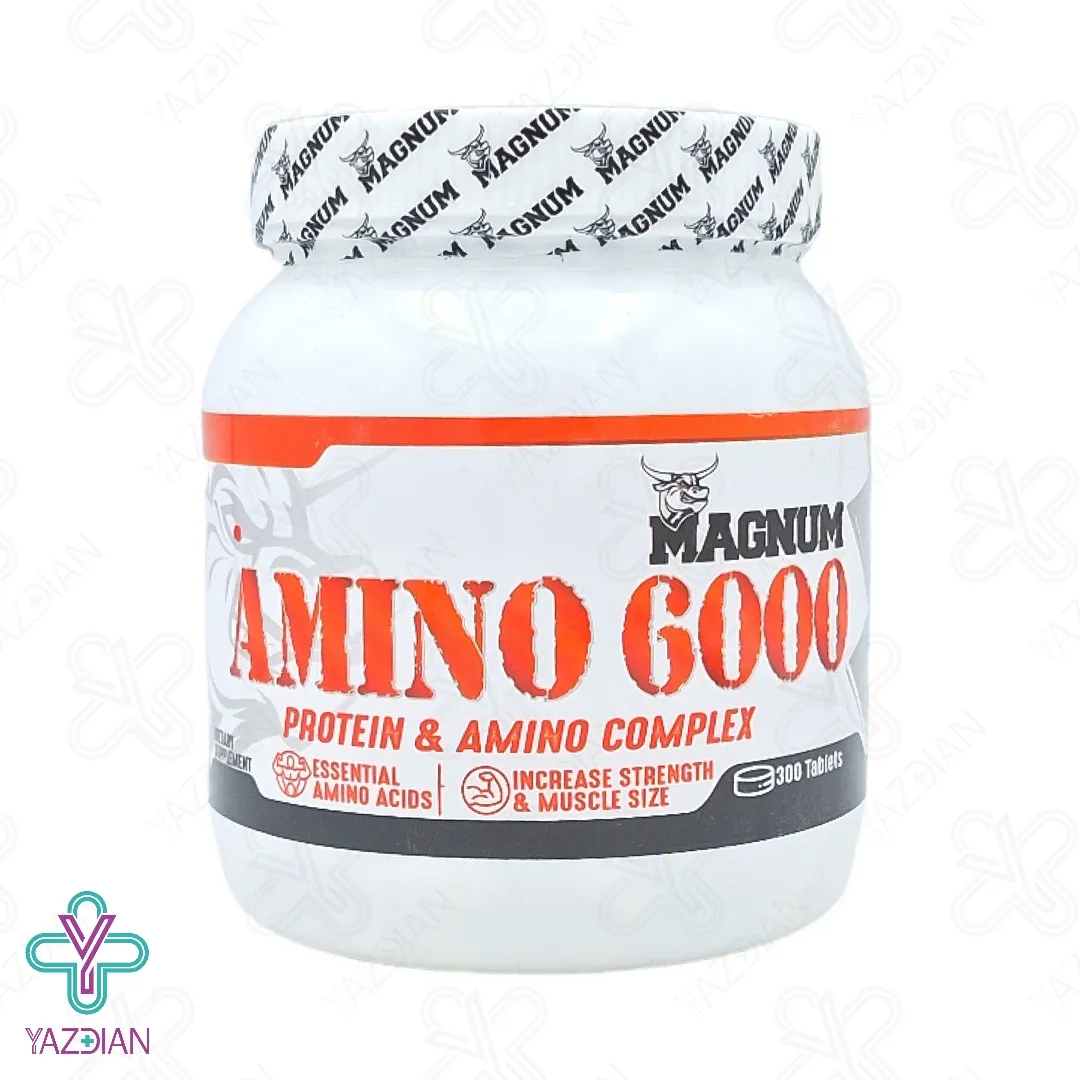 قرص آمینو وی 6000 مگنوم - 300 عددی