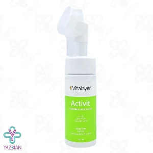 فوم شستشوی صورت پوست چرب اکتی ویت ویتالیر - 150 میلی لیتر