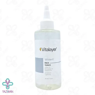 تونر پاک کننده و روشن کننده انواع پوست وایت ویت ویتالیر - 200 میلی لیتر