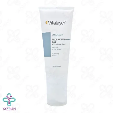 ژل شستشوی صورت روشن کننده وایت ویت ویتالیر - 200 میلی لیتر