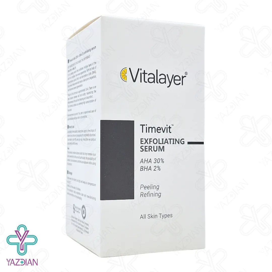 سرم لایه بردار قوی AHA تایم ویت ویتالیر - 30 میلی لیتر