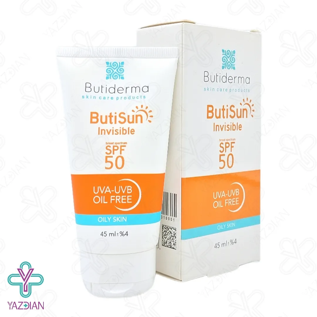 کرم ضد آفتاب SPF50 فاقد چربی بیوتی درما – بی رنگ	