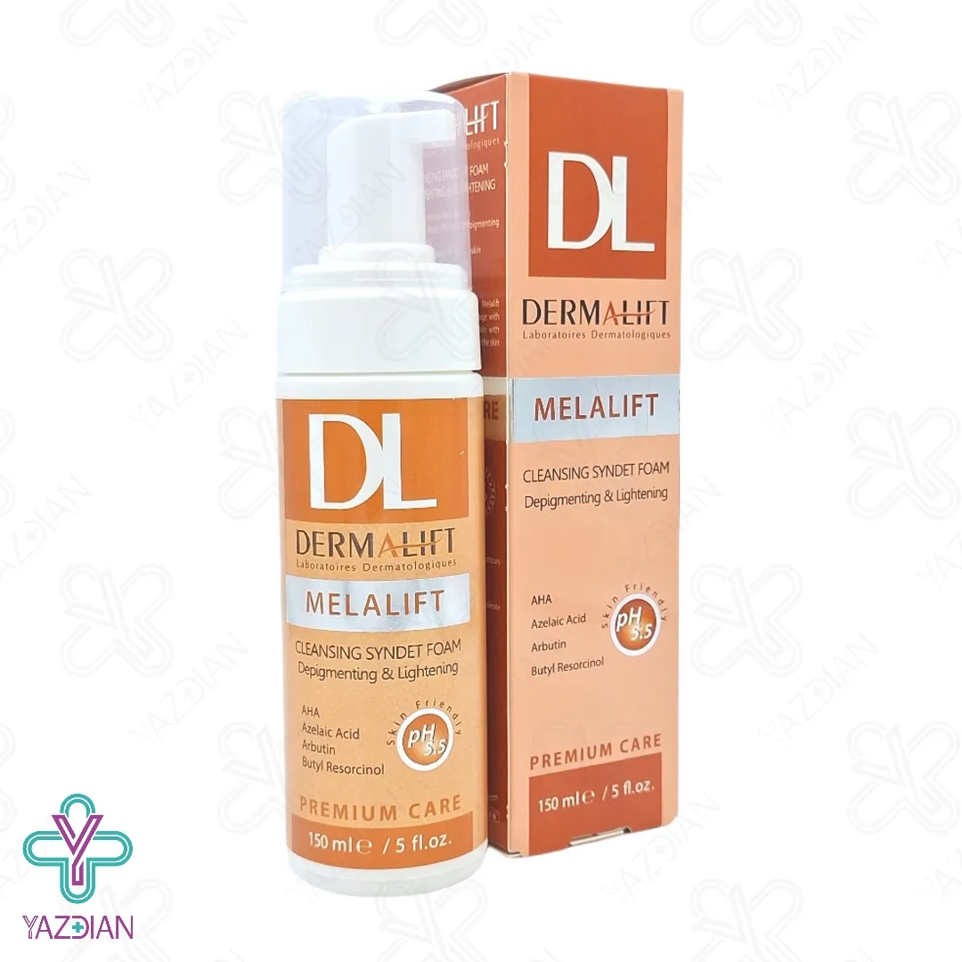 فوم شستشوی صورت روشن کننده و ضدلک ملالیفت درمالیفت - 150 میلی لیتر	