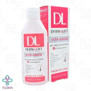 شامپو تقویت کننده موی خشک و آسیب دیده درمالیفت - 200 میلی لیتر