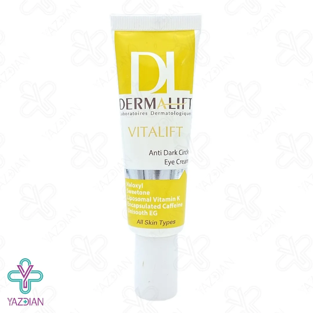 کرم دور چشم ضد تیرگی ویتالیفت درمالیفت - 25 میلی لیتر