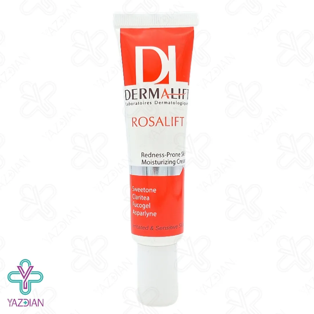 کرم مرطوب کننده و ضد قرمزی پوست حساس رزالیفت درمالیفت - 30 میلی لیتر