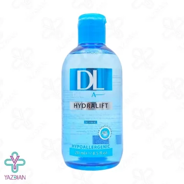 محلول پاک کننده آرایش میسلار واتر پوست خشک هیدرالیفت درمالیفت - 250 میلی لیتر	