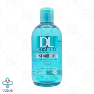 محلول پاک کننده آرایش میسلار واتر پوست چرب سبولیفت درمالیفت - 250 میلی لیتر	