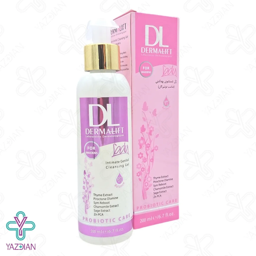 ژل بهداشتی دوشیزگان درمالیفت - 200 میلی لیتر	