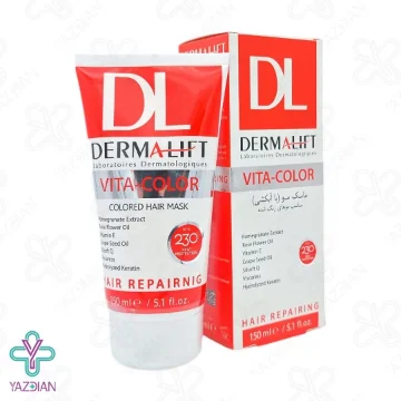 ماسک موهای رنگ شده ویتا کالر درمالیفت (با آبکشی) - 150 میلی لیتر	