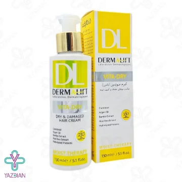 کرم موهای خشک و آسیب دیده ویتادرای درمالیفت - 150 میلی لیتر	
