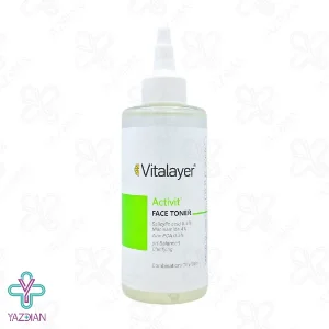 تونر پاک کننده پوست چرب اکتی ویت ویتالیر - 200 میلی لیتر