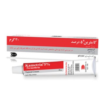 تصویر  کرم پرمترین 5 درصد ( کامترین ) گیلارانکو - 30 گرم