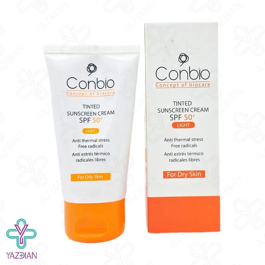 کرم ضد آفتاب SPF 50 پوست خشک کانبیو - رنگ روشن	