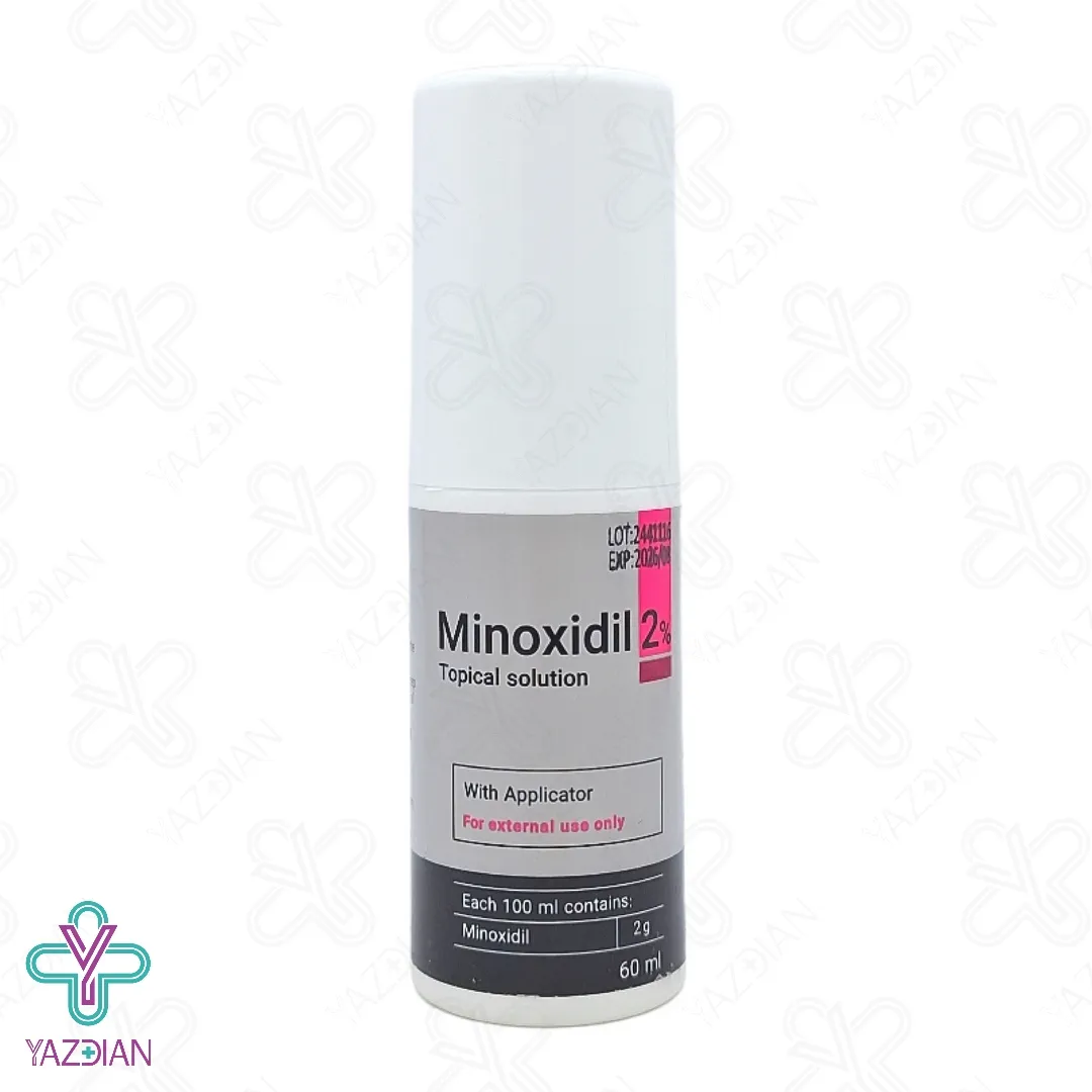 محلول تقویت مو ماینوکسیدیل 2 درصد کیمیا کالا رازی - 60 میلی لیتر	