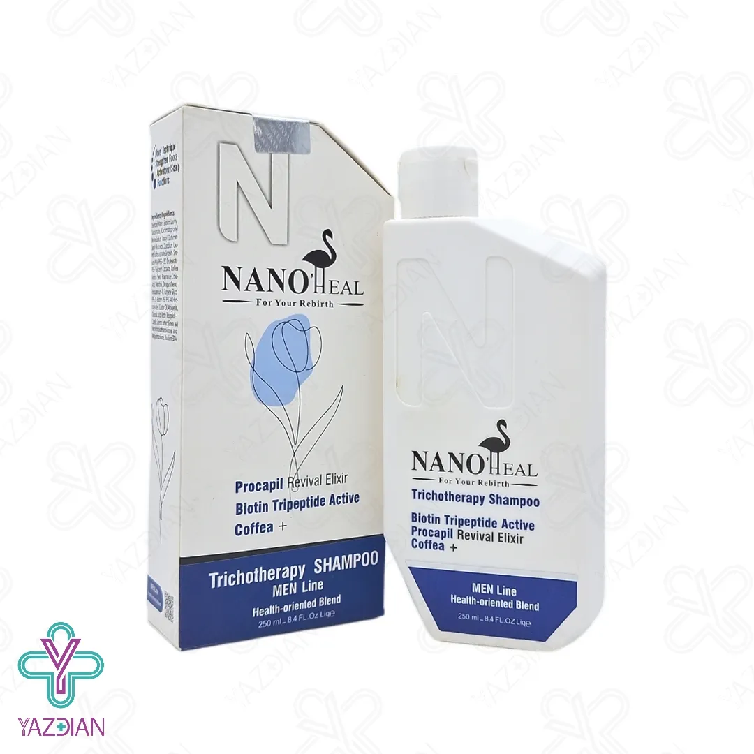 شامپو تقویت کننده و ضد ریزش مو آقایان نانوهیل - 250 میلی لیتر	