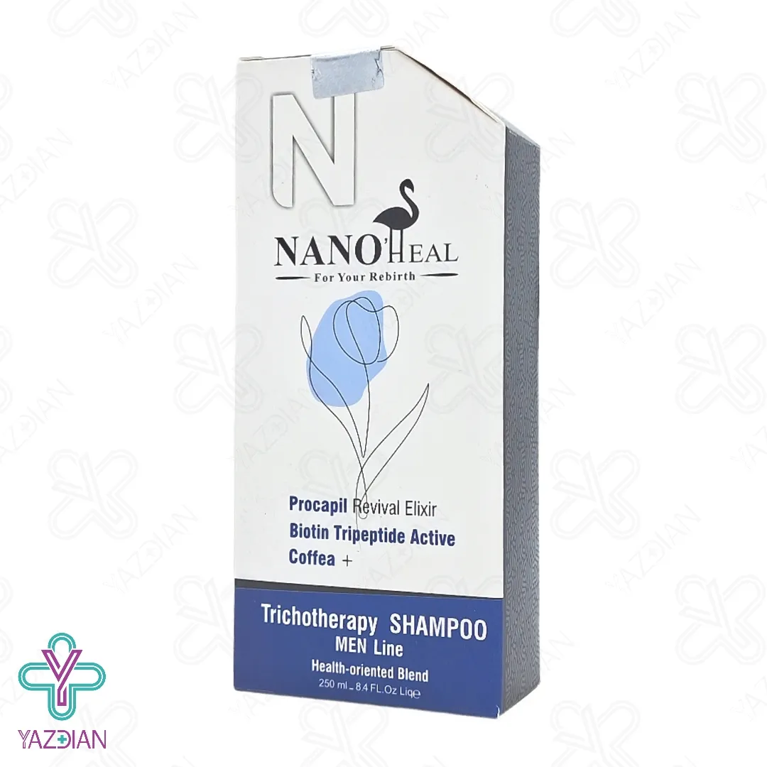 شامپو تقویت کننده و ضد ریزش مو آقایان نانوهیل - 250 میلی لیتر	