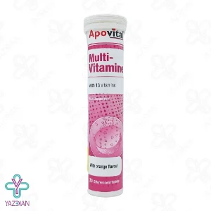 قرص جوشان مولتی ویتامین آپوویتال - 20 عددی