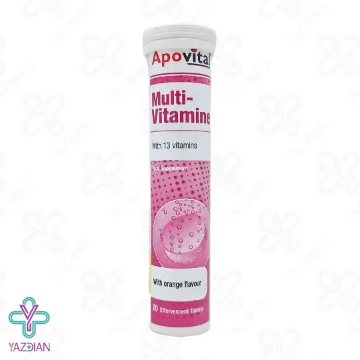 قرص جوشان مولتی ویتامین آپوویتال - 20 عددی