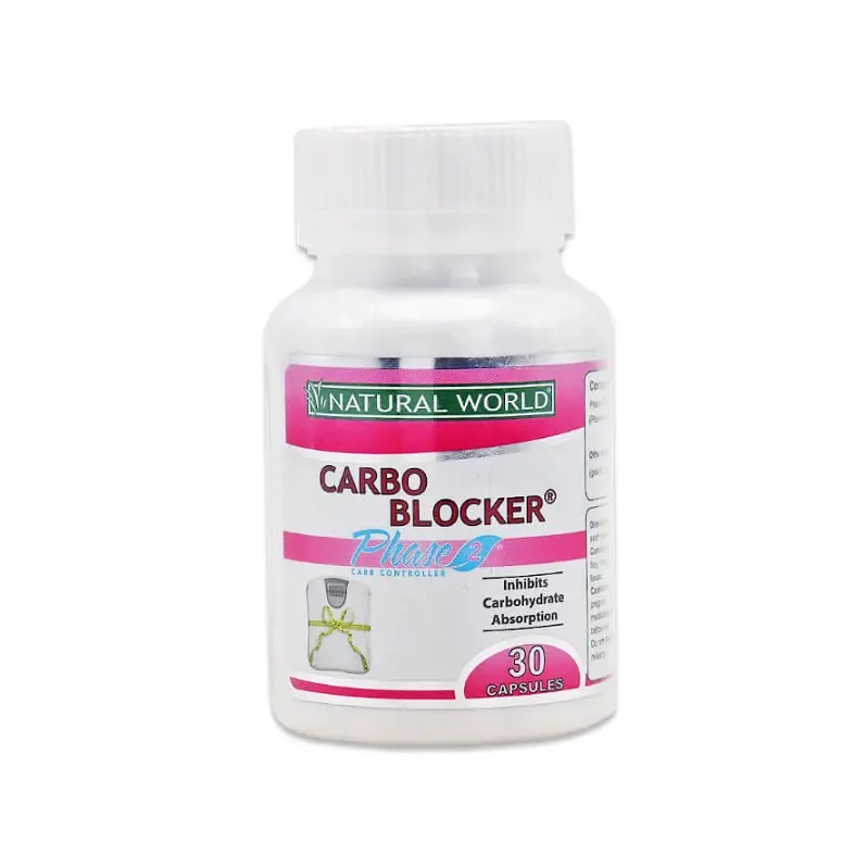 تصویر  کپسول کاهش وزن کربو بلاکر نچرال ورد - 30 عددی