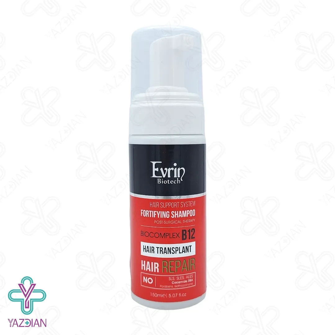 شامپو فوم بعد از کاشت مناسب کف سر حساس اورین - 150 میلی لیتر