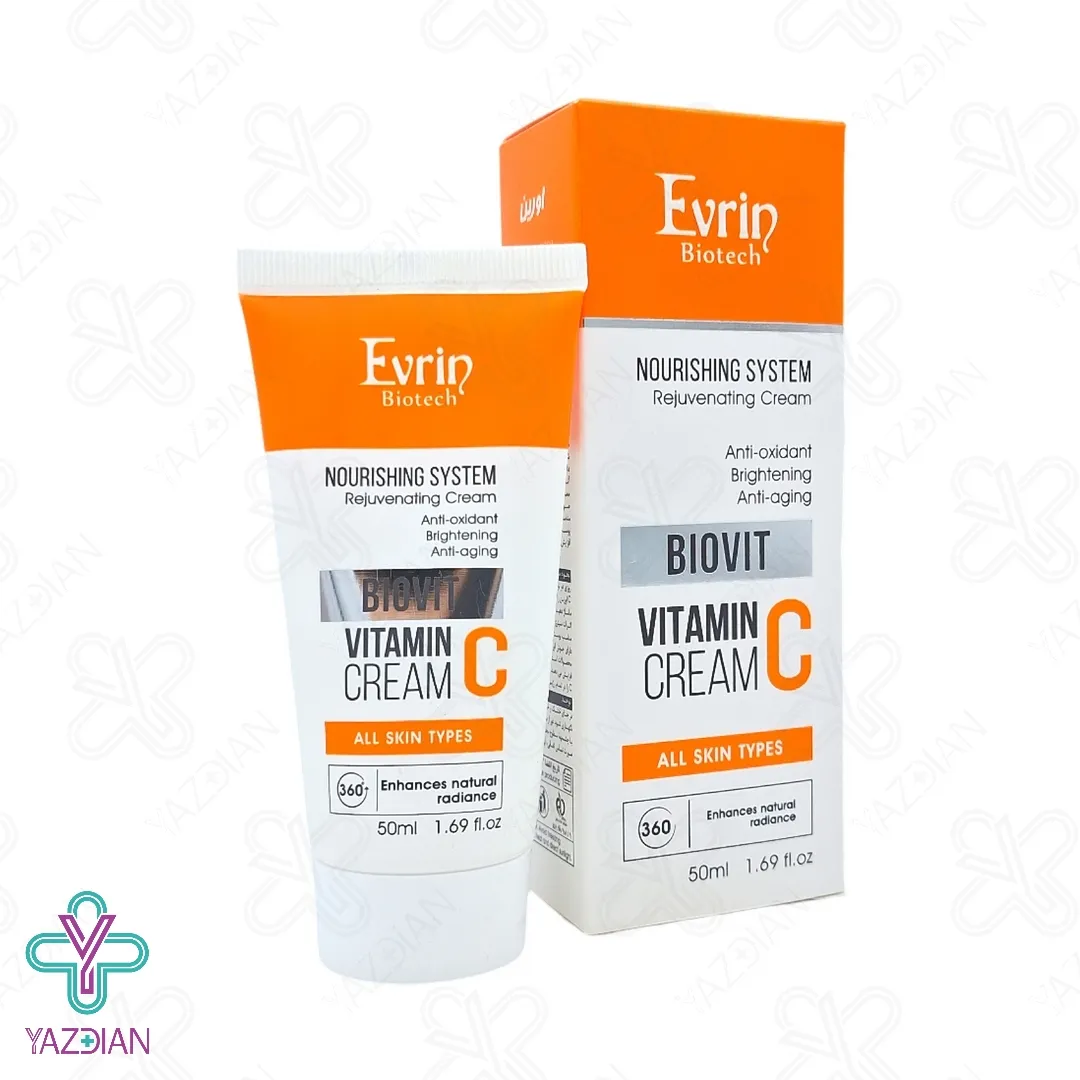 کرم مغذی و جوان کننده ویتامین ث اورین - 50 میلی لیتر