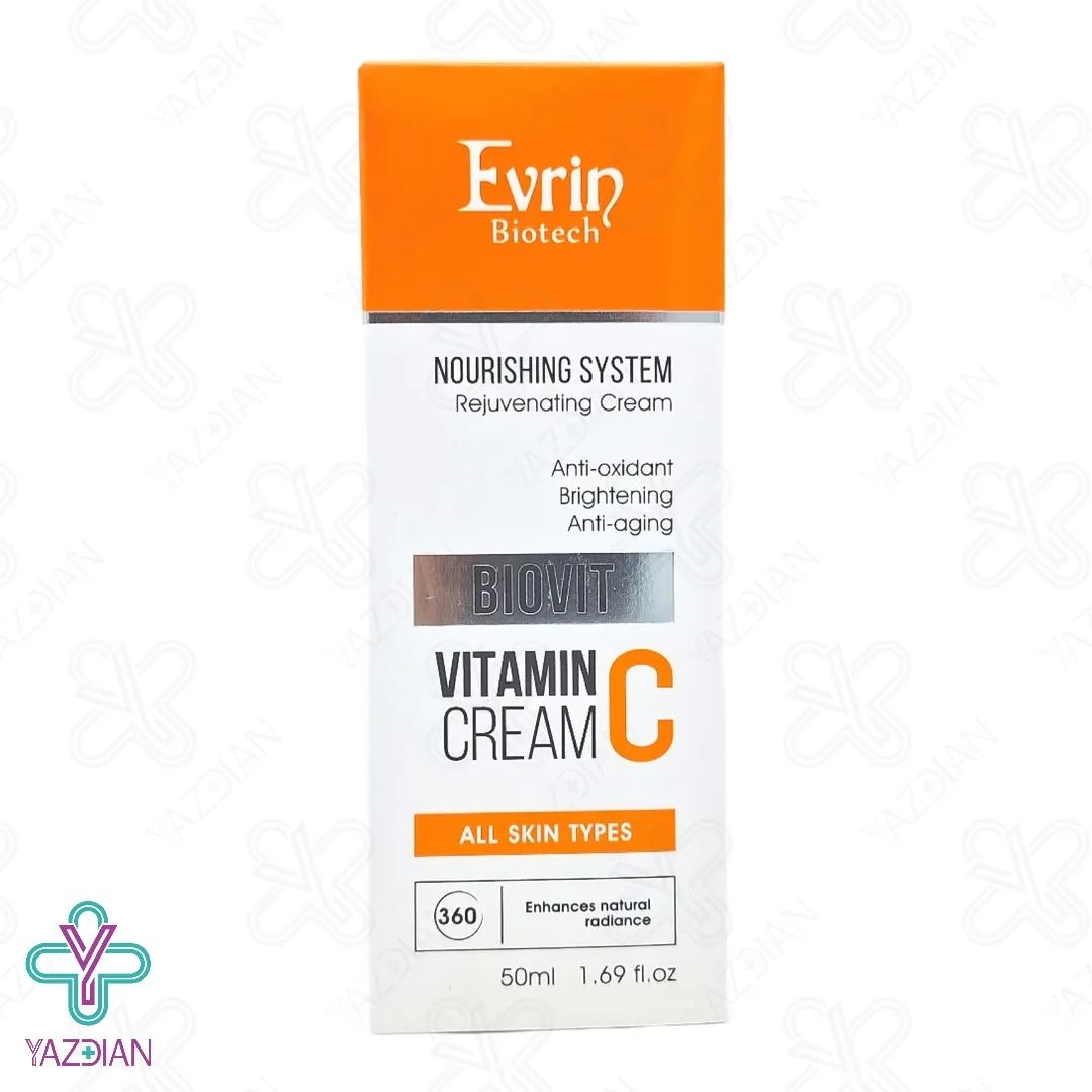 کرم مغذی و جوان کننده ویتامین ث اورین - 50 میلی لیتر