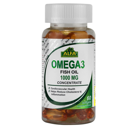 سافت ژل امگا 3 1000  آلفا ویتامینز - 60 عددی