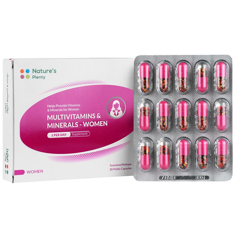 تصویر  کپسول مولتی ویتامین مینرال بانوان نیچرز پلنتی - 30 عددی