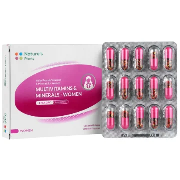 تصویر  کپسول مولتی ویتامین مینرال بانوان نیچرز پلنتی - 30 عددی