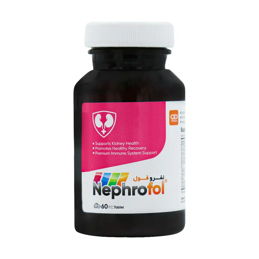 قرص مولتی ویتامین بیماران کلیوی نفروفول دکتر گیل - 60 عددی