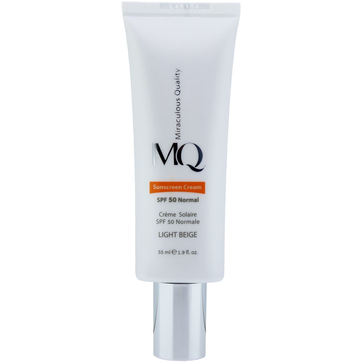 تصویر  کرم ضد آفتاب پوست معمولی و خشک SPF 50 ام کیو MQ - بژ روشن