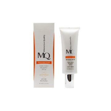 تصویر  کرم ضد آفتاب و ضد لک SPF 50 ام کیو MQ مدل بایوتچ - بژ روشن