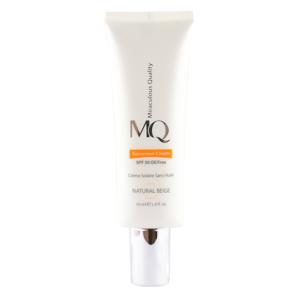 تصویر  کرم ضد آفتاب و ضد لک SPF 50 ام کیو MQ مدل بایوتچ - بژ طبیعی