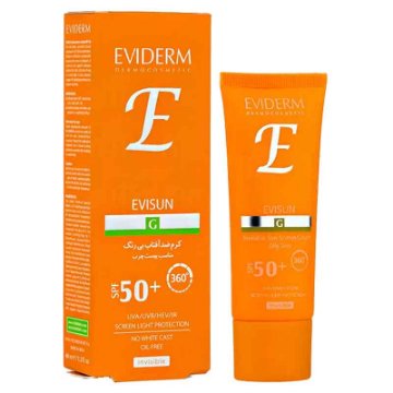 تصویر  کرم ضدآفتاب پوست چرب SPF 50 اویدرم G - بی رنگ