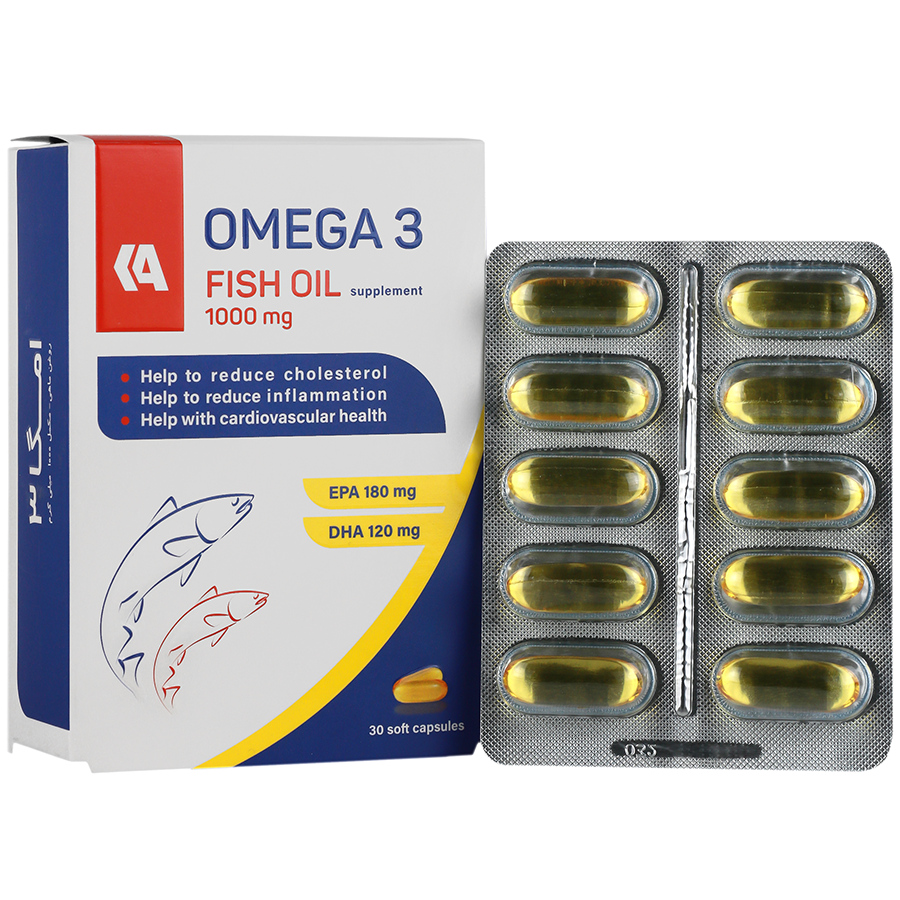 سافت ژل امگا3 کیمیا آورد فام - 30 عددی