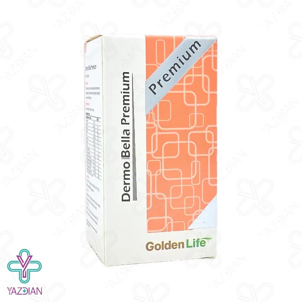 قرص تقویت پوست و مو درموبلا پریمیوم گلدن لایف - 30 عددی	