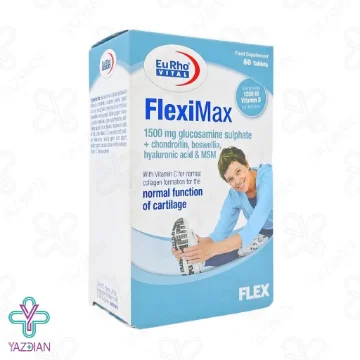 قرص بهبود مفاصل فلکسی مکس یوروویتال - 60 عددی