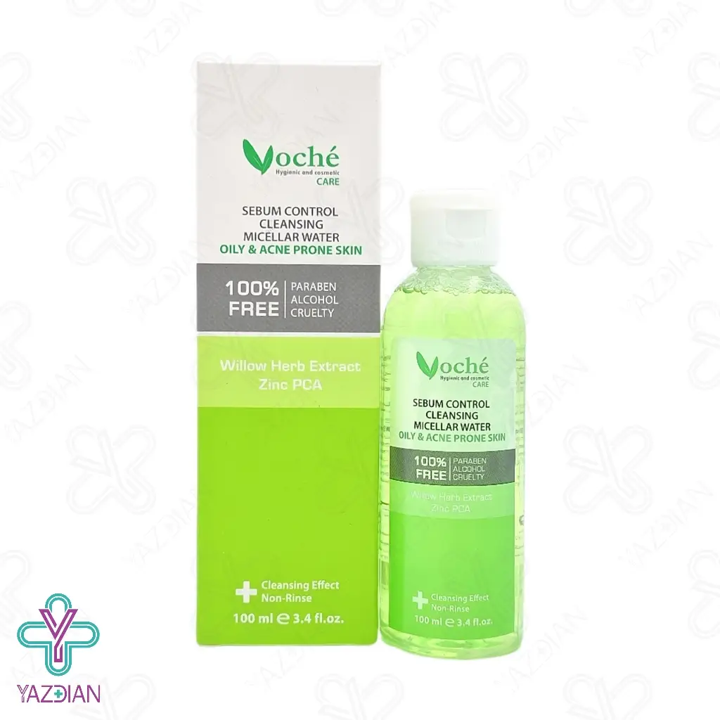 محلول پاک کننده میسلار واتر پوست چرب و مستعد آکنه وچه - 100 میلی لیتر