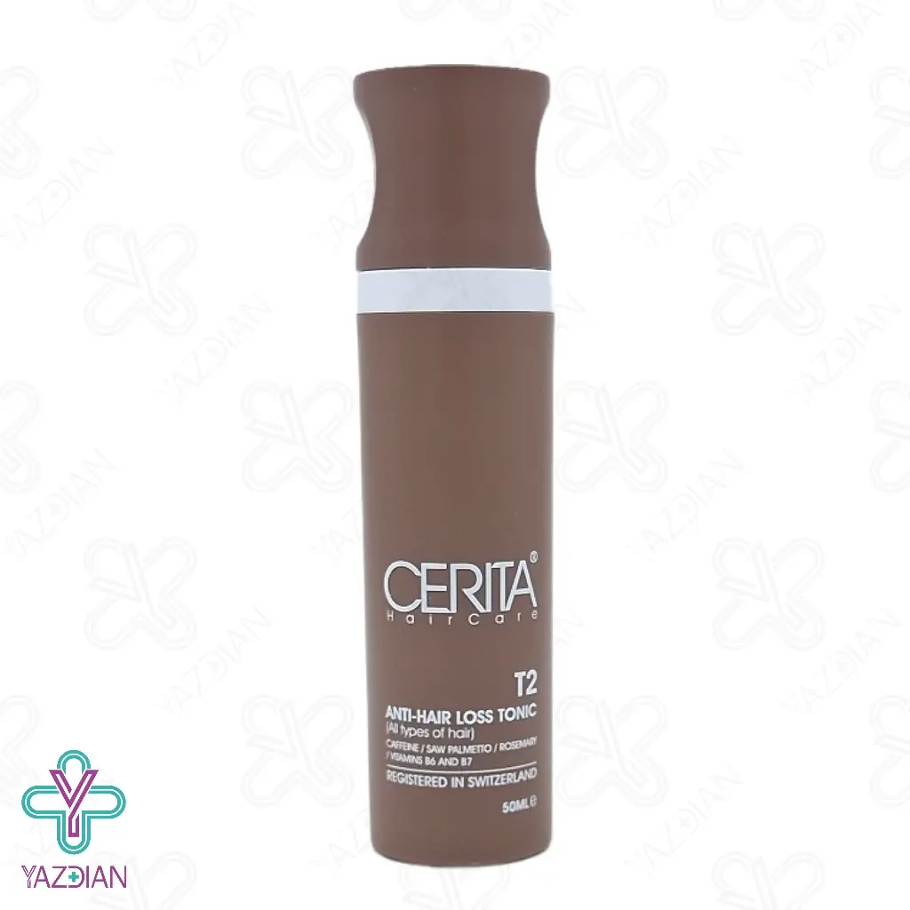 تونیک تقویت کننده و ضدریزش مو T2 سریتا - 50 میلی لیتر