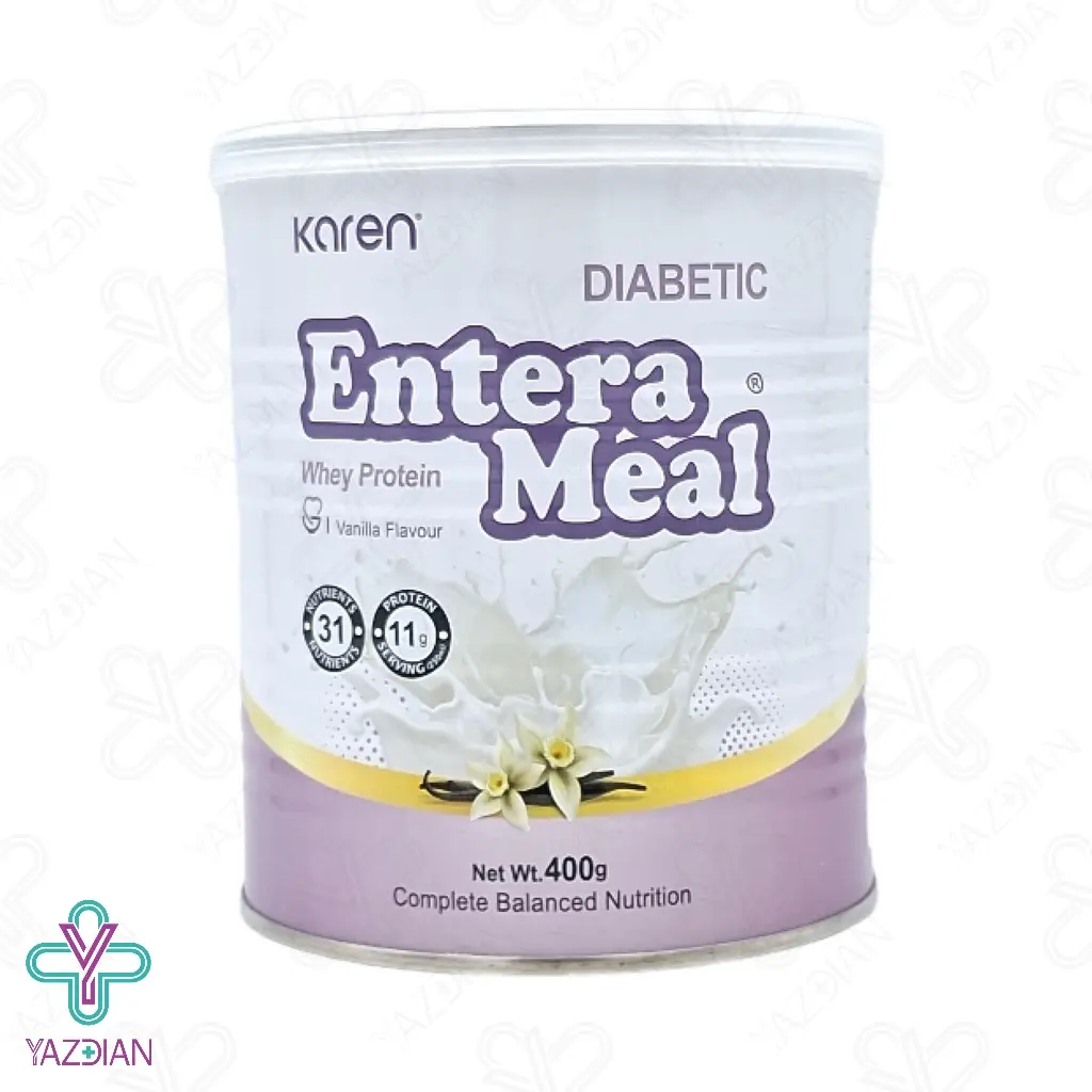 پودر اینترامیل دیابتی وانیلی کارن - حجم 400 گرم 