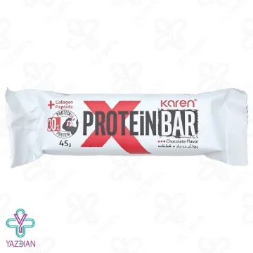 شکلات مغزدار پروتئین بار کارن طعم شکلاتی - 45 گرم 