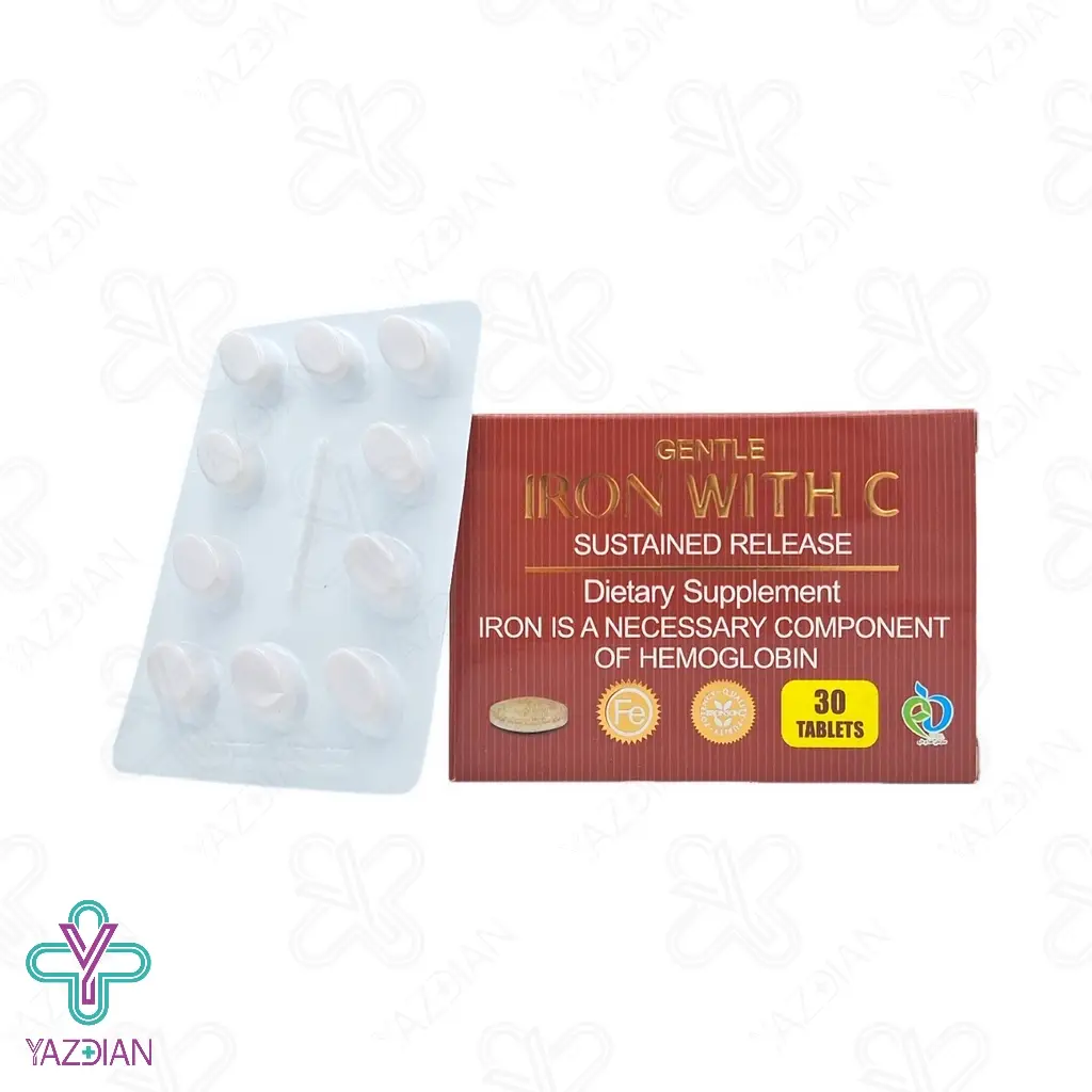 قرص آهن با ویتامین ث برانسون - 30 عددی