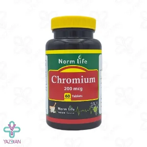 قرص کرومیوم 200 میکروگرم نورم لایف - 60 عددی
