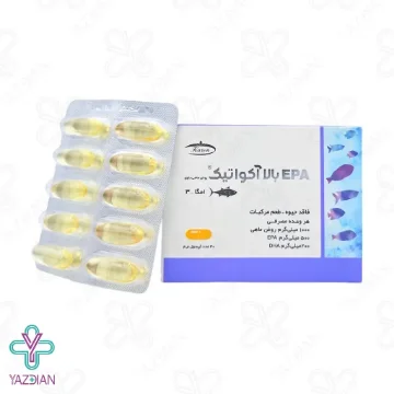 سافت ژل امگا3 ای پی ای آکواتیک بالا کارن - 30 عددی