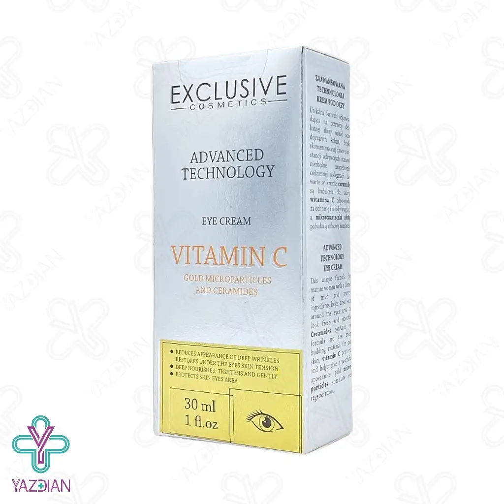  کرم دور چشم ویتامین ث حاوی ذرات طلا اکسکلوسیو - 30 میلی لیتر 6262222299752