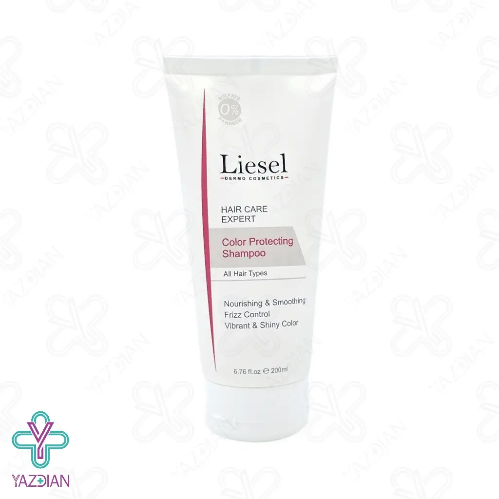 شامپو بدون سولفات و تثبیت کننده رنگ مو لایسل - 200 میلی لیتر