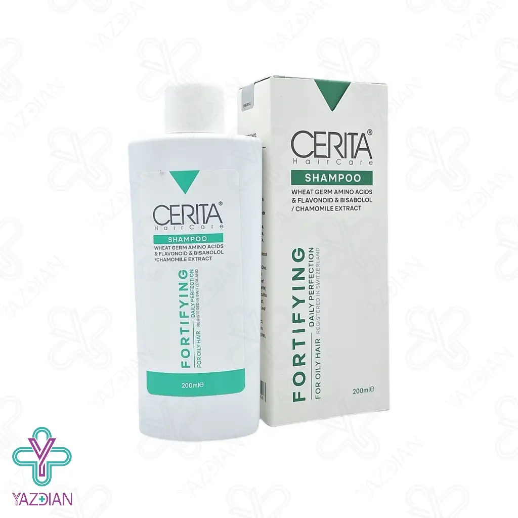 شامپو تقویت کننده و ضدریزش موی چرب سریتا - 200 میلی لیتر